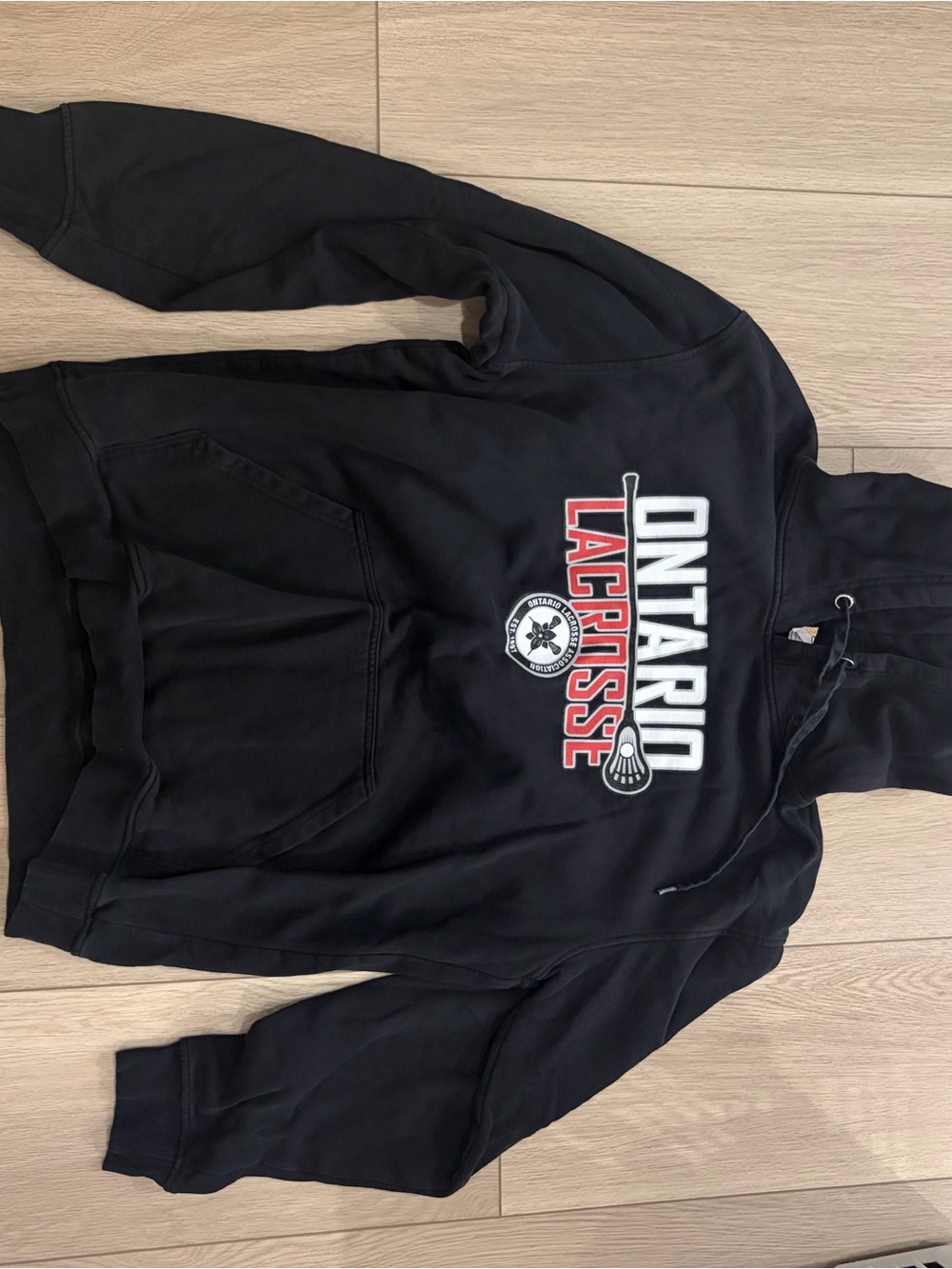 Ontario Lacrosse Men's Black Pullover Hoodie